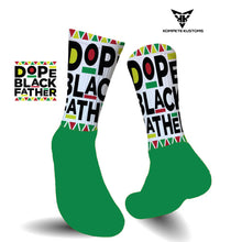 Load image into Gallery viewer, Dope Black Father Socks
