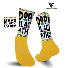 Load image into Gallery viewer, Dope Black Father Socks
